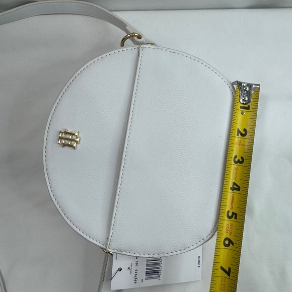 New‎ Tommy Hilfiger Women's Crossbody Bag White Round Circle Purse Handbag - Picture 14 of 14